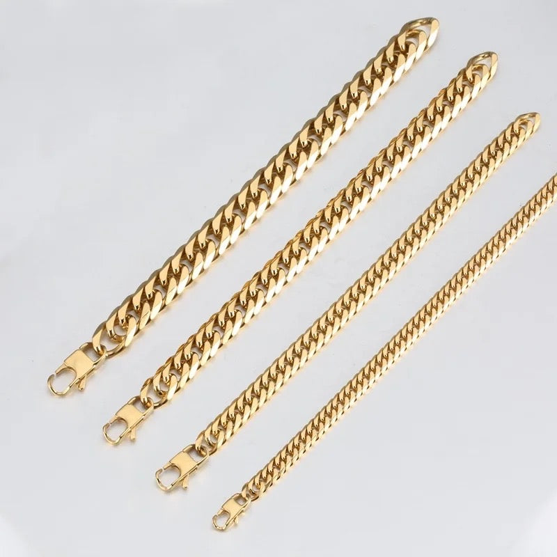 Miami Curb Bracelet Gold