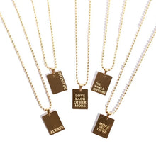 Load image into Gallery viewer, Daily affirmations necklace
