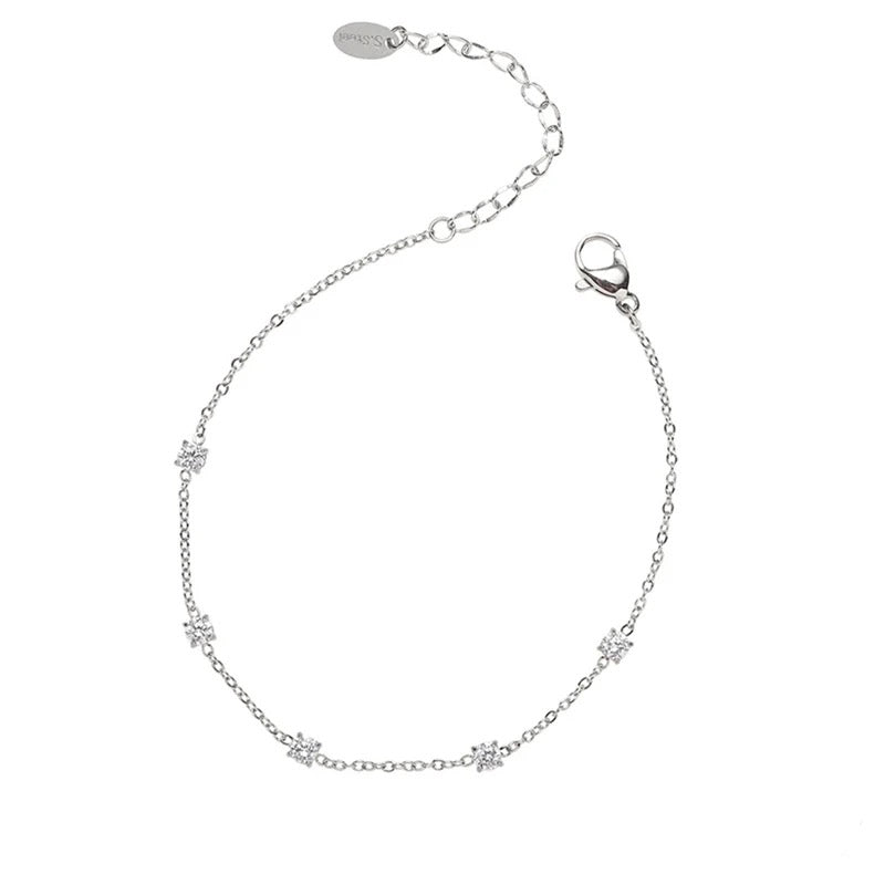 Dainty Blossoms Chain Bracelet