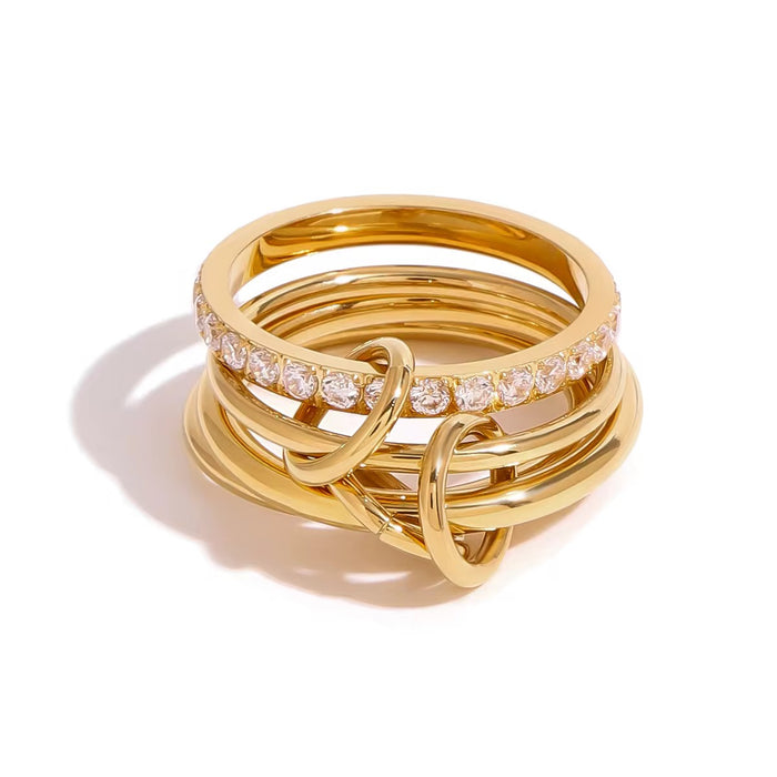 Linked chain ring