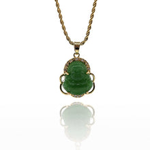 Load image into Gallery viewer, Mini jade buddha charm
