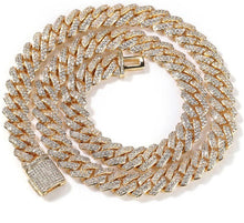 Load image into Gallery viewer, Iced out Mens Cubano Chain
