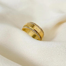 Load image into Gallery viewer, Iced out Roman ring
