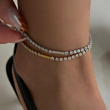 Load image into Gallery viewer, Dainty tennis anklet

