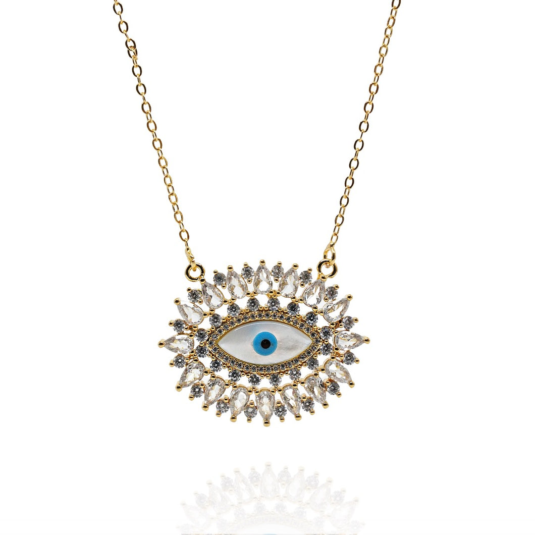 Angelina eye necklace