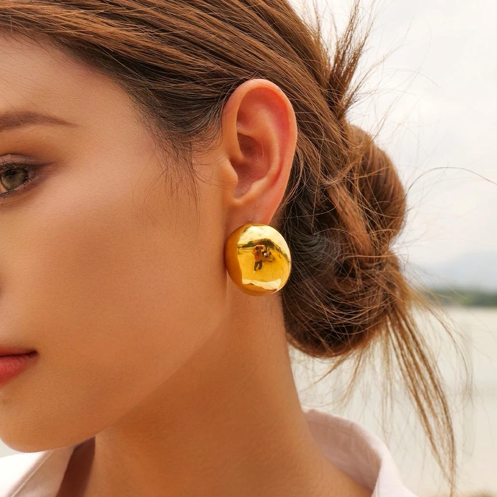 Dome earrings