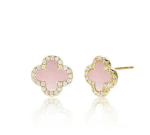 Load image into Gallery viewer, Rosa flower studs
