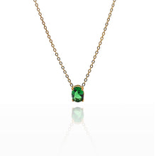 Load image into Gallery viewer, Oval jewel necklace

