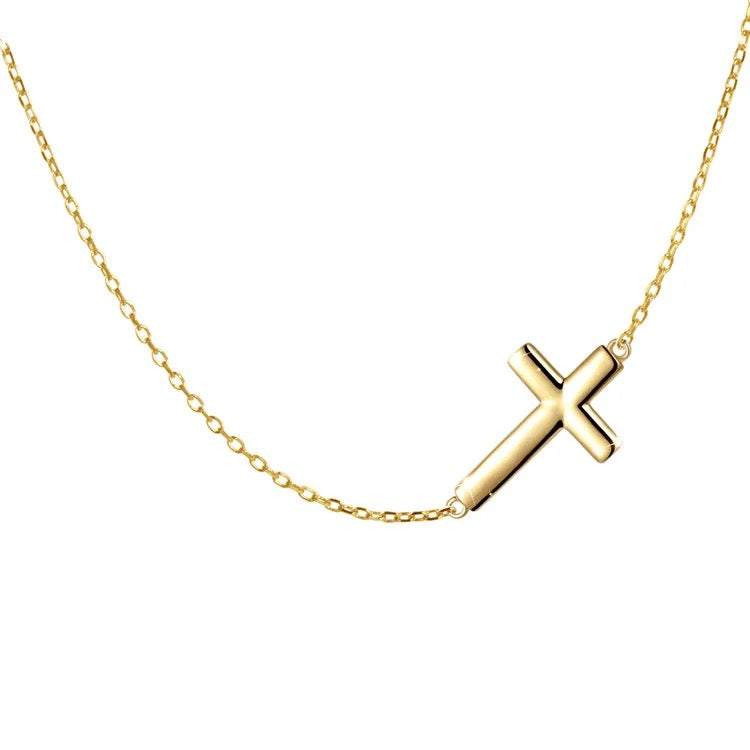 Collar cross necklace