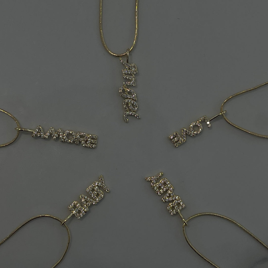 Phrase necklace