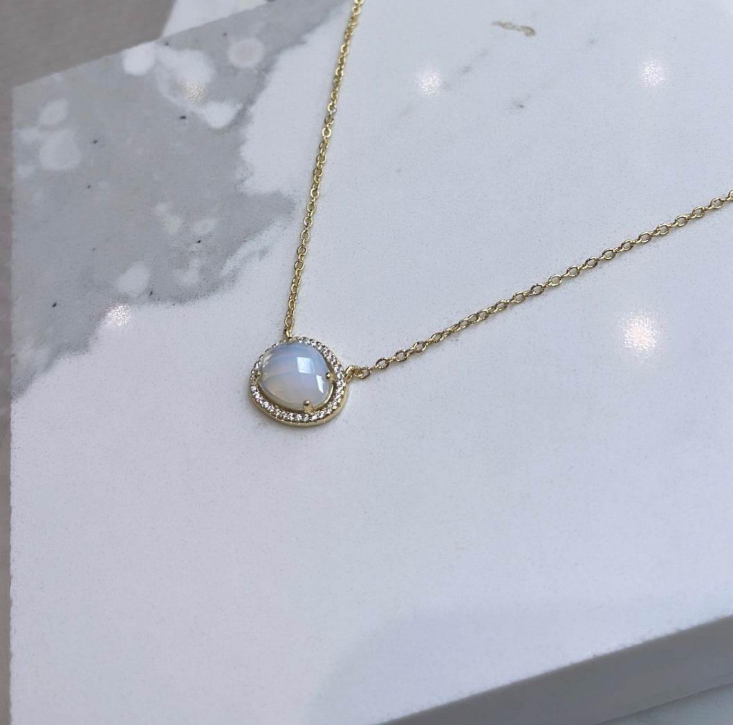 925 Opal necklace