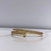 Load image into Gallery viewer, Iced out Nail Bangle
