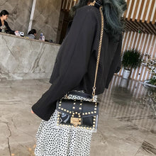 Load image into Gallery viewer, Black studded bag
