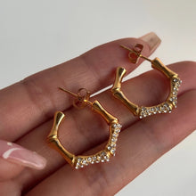Load image into Gallery viewer, Icy Bamboo earrings
