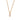 Cz rectangle pendant necklace