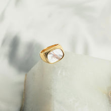 Load image into Gallery viewer, Pearl face ring
