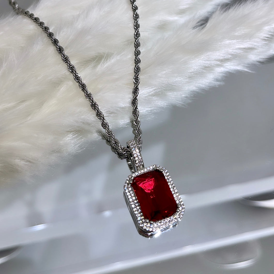 Gemstone Necklace | Silver