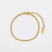 Load image into Gallery viewer, Dainty rope bracelet
