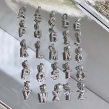 Load image into Gallery viewer, Large iced out initial charm
