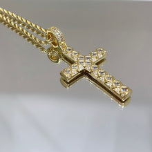 Load image into Gallery viewer, Diamond cross necklace

