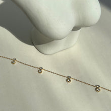 Load image into Gallery viewer, Dainty crystal anklet

